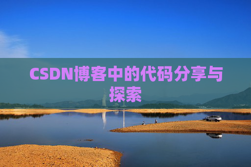 CSDN博客中的代码分享与探索